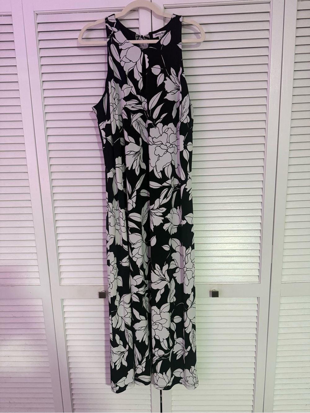 Tommy Bahama Black & White Floral Maxi Dress